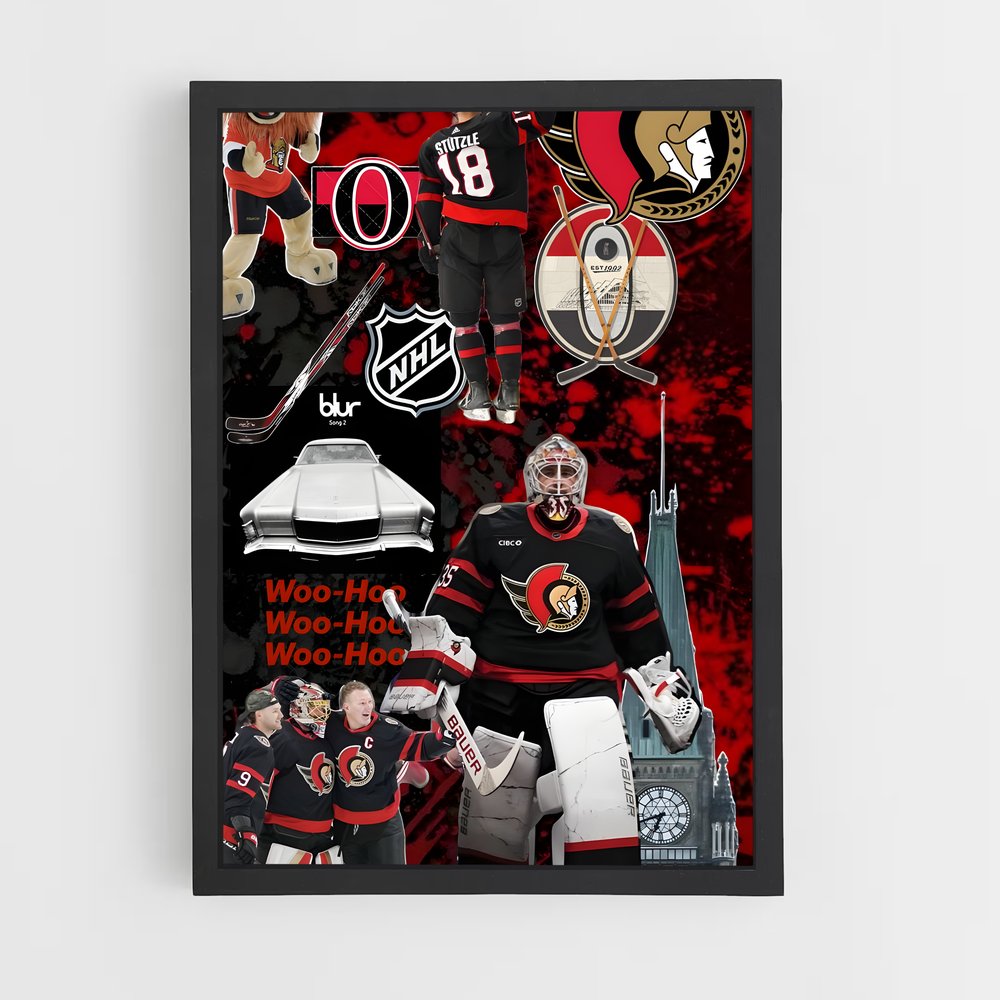 Poster Fierté des Sénateurs – affiche Hockey sur glace (vue 2)